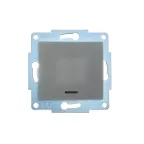 ASTI Выключатель 1-кл. с подсветкой, 10 А, механизм, платина Lezard 7081-3588-111