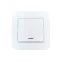 ASTI Выключатель проходной 1-кл. с подсветкой, 10 А, белый Lezard 7081-0202-114