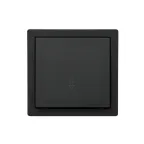 LETO Выключатель проходной чёрный бархат Lezard 752-4200-105