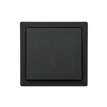 LETO Выключатель проходной чёрный бархат Lezard 752-4200-105