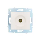 ASTI Розетка ТВ оконечная, механизм, крем Lezard 7081-0388-130