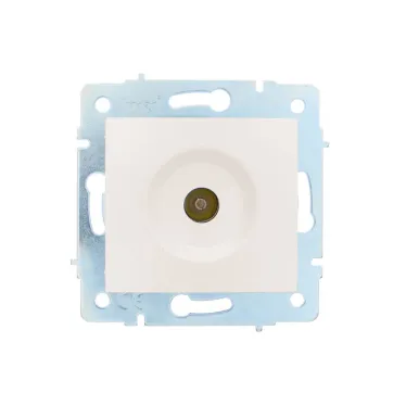 ASTI Розетка ТВ оконечная, механизм, крем Lezard 7081-0388-130