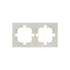                  OSEN Рамка 2-ая универсальная, слоновая кость Lezard 743-9000-147
               