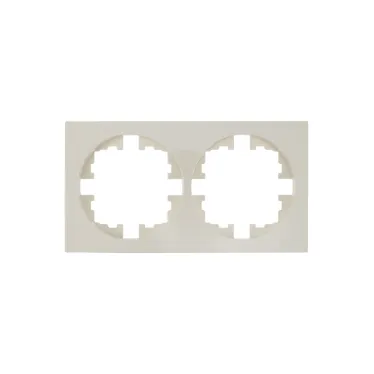 OSEN Рамка 2-ая универсальная, слоновая кость Lezard 743-9000-147