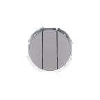 OSEN Выключатель 3-кл., 10 А, механизм, серый матовый Lezard 743-7488-109