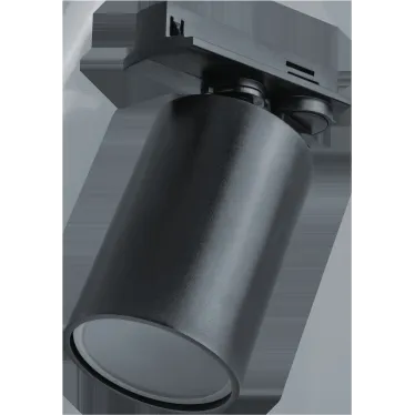 Светильник трековый на шинопровод под лампу NLT-TP1-1L-GU10-BL однофазный GU10 черный