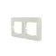 ASTI Рамка 2-ая горизонтальная, жемчужно-белый перламутр Lezard 7081-3000-147