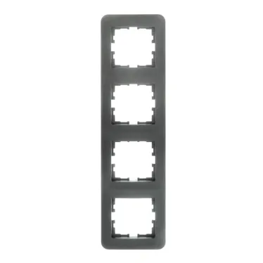 ASTI Рамка 4-ая вертикальная, платина Lezard 7081-3500-154