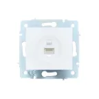                  ASTI Розетка компьютерная белая механизм Lezard 7081-0288-139
               