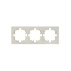                  OSEN Рамка 3-ая универсальная, слоновая кость Lezard 743-9000-148
               