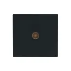                  LETO Розетка ТВ оконечная чёрный бархат Lezard 752-4200-130
               