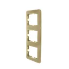                  ASTI Рамка 3-ая вертикальная, золото Lezard 7081-3600-153
               