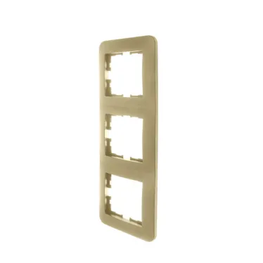 ASTI Рамка 3-ая вертикальная, золото Lezard 7081-3600-153