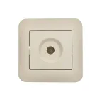 ASTI Розетка ТВ оконечная крем Lezard 7081-0303-130