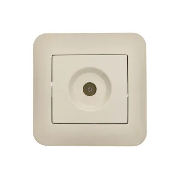 ASTI Розетка ТВ оконечная крем Lezard 7081-0303-130