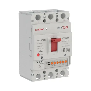 Выключатель автоматический YON MGS250N 3P 100-250A 36kA с электронным расцепителем ETS
