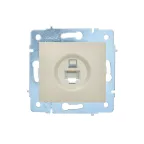 ASTI Розетка компьютерная крем механизм Lezard 7081-0388-139