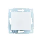 ASTI Розетка с заземлением с крышкой, 16 А, механизм, белая Lezard 7081-0288-123B