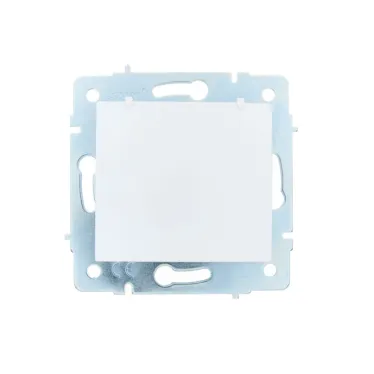 ASTI Розетка с заземлением с крышкой, 16 А, механизм, белая Lezard 7081-0288-123B