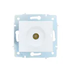 ASTI Розетка ТВ оконечная, механизм, белая Lezard 7081-0288-130