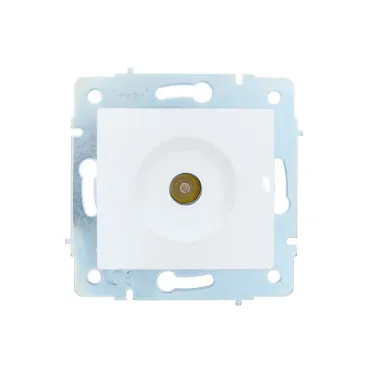 ASTI Розетка ТВ оконечная, механизм, белая Lezard 7081-0288-130