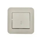 ASTI Выключатель проходной 1-кл., 10 А, крем Lezard 7081-0303-105