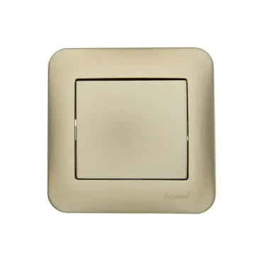 ASTI Выключатель 1кл., 10 А,золото Lezard 7081-3636-100