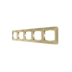 ASTI Рамка 5-ая горизонтальная, золото Lezard 7081-3600-150