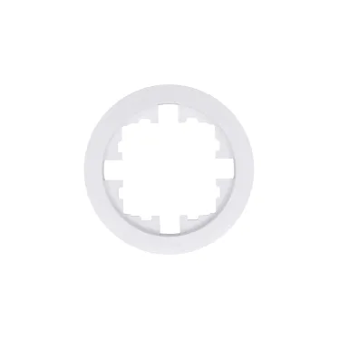 OSEN Рамка 1-ая универсальная, белая, круглая Lezard 744-0200-146