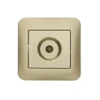                  ASTI Розетка ТВ оконечная золото Lezard 7081-3636-130
               