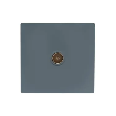 LETO Розетка ТВ оконечная графит Lezard 752-3400-130