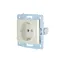 ASTI Розетка с заземлением, 16 А, механизм, жемчужно-белый перламутр Lezard 7081-3088-122B