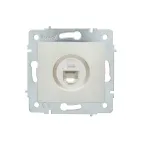 ASTI Розетка компьютерная жемчужно-белый перламутр механизм Lezard 7081-3088-139