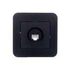 ASTI Розетка компьютерная чёрный бархат Lezard 7081-4242-139