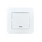 ASTI Выключатель 1-кл. с подсветкой, 10 А, белый Lezard 7081-0202-111