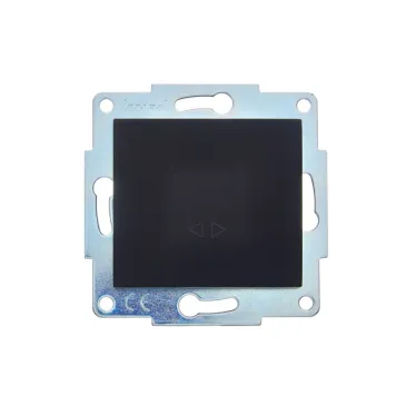 ASTI Выключатель промежуточный 1-кл., 10 А,механизм, чёрный бархат Lezard 7081-4288-107