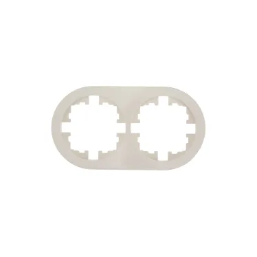 OSEN Рамка 2-ая универсальная, слоновая кость, круглая Lezard 744-9000-147