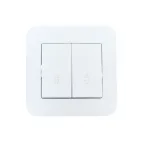 ASTI Выключатель проходной 2-кл., 10 А, белый Lezard 7081-0202-106