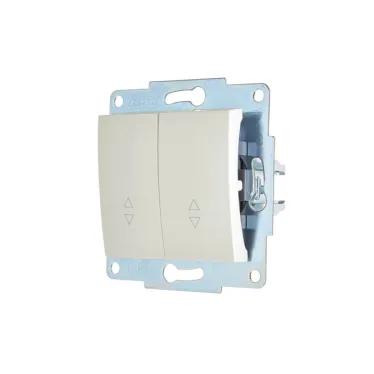 ASTI Выключатель проходной 2-кл., 10 А, механизм, жемчужно-белый перламутр Lezard 7081-3088-106