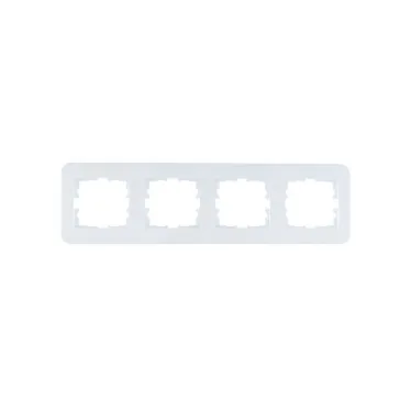 ASTI Рамка 4-ая горизонтальная, белая Lezard 7081-0200-149