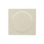 LETO Розетка с заземлением с крышкой крем Lezard 752-0300-123B