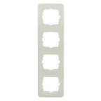 ASTI Рамка 4-ая вертикальная, крем Lezard 7081-0300-154
