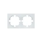                  OSEN Рамка 2-ая универсальная, белая Lezard 743-0200-147
               