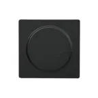                  LETO Розетка с заземлением с крышкой чёрный бархат Lezard 752-4200-123B
               