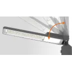 Светильник уличный светодиодный консольный ДКУ 100 Вт 12000 лм 5700К Ra 80 AC 220-240В IP65 160х57х420мм линза КСС Ш130x60 с поворотным кронштейном STL-03