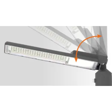 Светильник уличный светодиодный консольный ДКУ 100 Вт 12000 лм 5700К Ra 80 AC 220-240В IP65 160х57х420мм линза КСС Ш130x60 с поворотным кронштейном STL-03