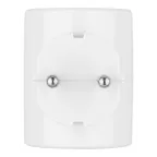 Тройник 3х2П 16А 250B ЕВРО белый "Ретро" (карболит) TDM