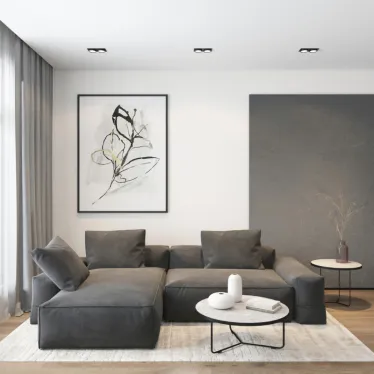 Светильник встраиваемый FLAT IP20 до 15 Вт GX53 LED черн. алюм.