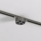 Светильник для трека SHINE GRILL со светодиодом D74хH28 48В DC 6 Вт RA-90 3000 К IP20 темный никель алюм. DENKIRS DK5772-DN