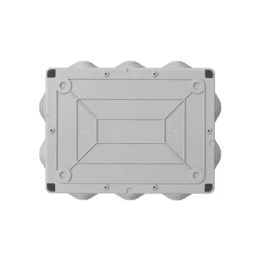 Распаячная коробка ОП 190х140х70мм прозрач. крышка IP55 10 гермовводов инд. штрихкод TDM